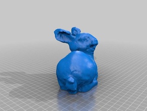 il coniglio all'aperto giardino orniment 3d print model - Mito3D