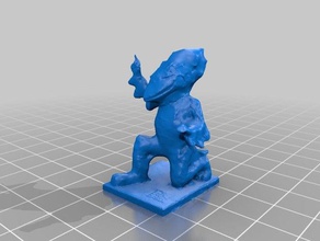cy Zyklon-iowa state Maskottchen Kardinal Skulpturen 3d print model - Mito3D