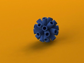 urchin desktop-pen-Stift-Halter Skulpturen Kunst Haushalt office - Spielzeug nützlich 3d print model - Mito3D