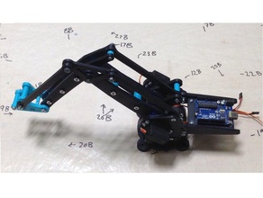 open-source-Roboter-arm lite arm i2 in der Robotik 3d-Drucker armadynamics armadynamicsorg armadyne armatec die Automatisierung cnc uarm 3d print model - Mito3D