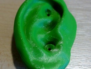 human wall ear other 3d print model - Mito3D
