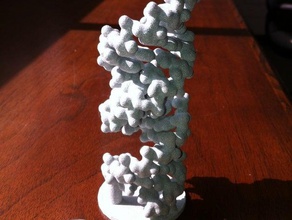 uma forma de rna hélice stand biologia bioquímica shapeways 3d print model - Mito3D