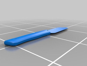 butterknife cucina pranzo houshold 3d print model - Mito3D