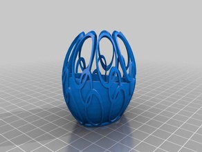 mon personnalisés artistique vase interactive 3d print model - Mito3D