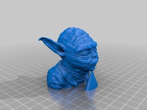 yoda mento di supporto creature 3d print model - Mito3D