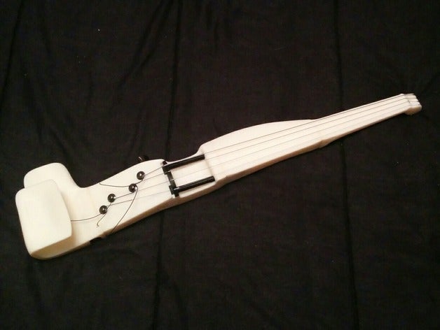 f-f-violon 200mm lit musique 3D print model - Mito3D