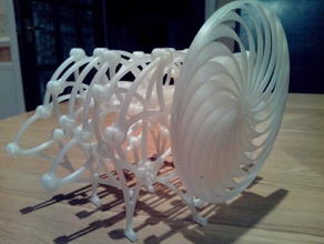 brabeast Kreaturen artikuliert jansen Gestänge links strandbeest strand beest theo walking 3d print model - Mito3D