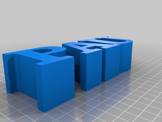 pau otros personalizado 3D print model - Mito3D
