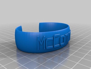 oui les bracelets personnalisé 3d print model - Mito3D