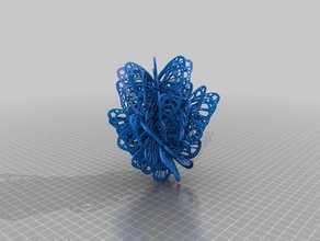 vertical right butterfly wing manipulation sydney vortice 3d printing 3d print model - Mito3D