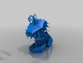 spliced umbrella 3d printing 3d print model - Mito3D