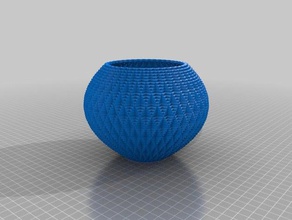 mi personalizados florero cuadrado de la copa pulsera del generador decoración 3d print model - Mito3D