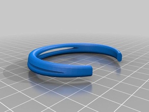 bracelet art 3d print model - Mito3D