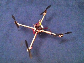 impresso quadrocopter outros 3d cruz central voo endymion gaui330x-s helicóptero modelo hélice quadcopter reprap útil 3d print model - Mito3D