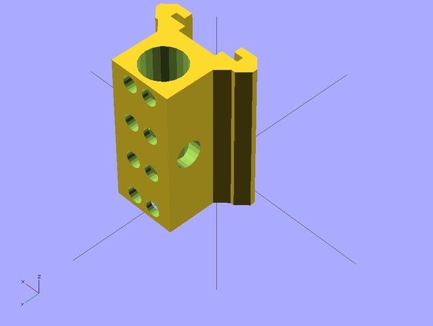 paliosiena limpador traseiro, lâmina de suporte a indústria automotiva lavador do pára-brisa 3D print model - Mito3D