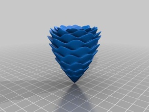 mathematische parametrische Baum Kunst 3d print model - Mito3D