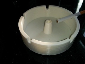 customizable ashtray cigarette-extinguisher household remix scad 3d print model - Mito3D