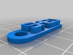 hangar trousseau de clés l'organisation personnalisé 3d print model - Mito3D