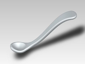 spoon household 3d print model - Mito3D