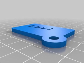 levis besonders angefertigt keychain 14 Schlüsselanhänger 3d print model - Mito3D