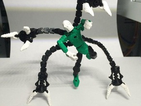 dr ock construction toys creation marvel comics modio modiochallenge spider man villain 3d print model - Mito3D