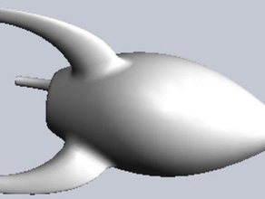 rocketship diğer 3d uzay ay oyuncak 3d print model - Mito3D
