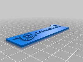 zahn Zentrum ny-Schlüsselbund-Accessoire Schlüsselanhänger 3d kaychain zahncenter 3d print model - Mito3D