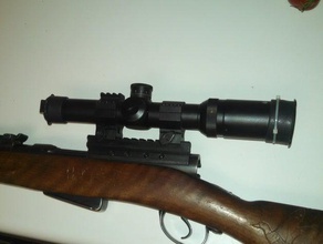 schmidt rubin model 1911 k11 rifle drill tap scope mount sport outdoors 75x55mm m1911 sporterized swiss 3d print model - Mito3D