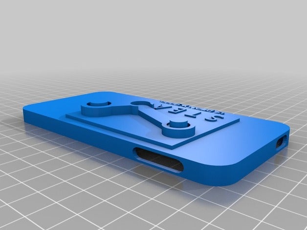 vapor muito bom caso telefone celular comic sans 3D print model - Mito3D