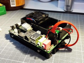 udoo hdd de montagem eletrônica caso 3d print model - Mito3D