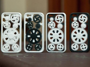 gear case iphone 5 mobile phone 3d print model - Mito3D