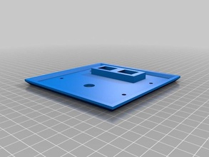 basement media center plate household customized 3d print model - Mito3D