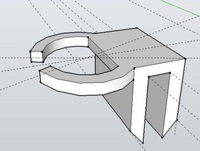 filament guide 6mm dicken Rahmen 3d Drucker Zubehör 3d print model - Mito3D