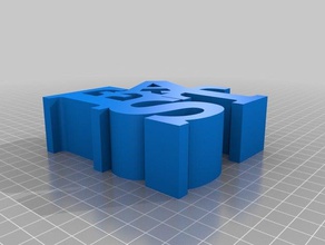 est logo sculptures personnalisé 3d print model - Mito3D