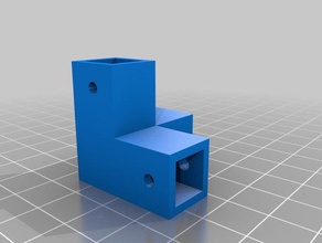 makerbeam grandes furos de canto 3d a impressora partes 3d print model - Mito3D