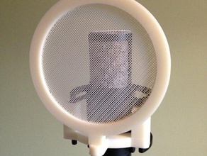 pop escudo de brauner fantasma montaje la música micrófono 3d print model - Mito3D