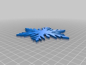 frozen elsa Schneeflocke Gebäude & Strukturen eingefroren 3d print model - Mito3D