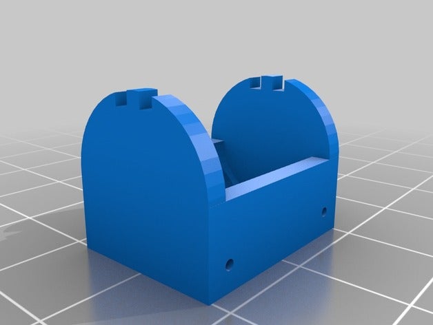 3 coin cells holder parts customized 3D print model - Mito3D