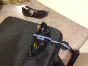 sunglass clip bag borsa office occhiali gli da sole 3d print model - Mito3D