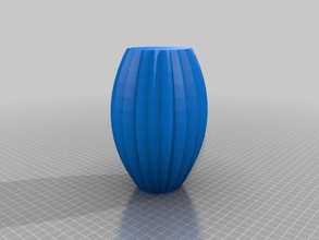 il mio personalizzato stellato curvy ciotola coppa del vaso contenitori 3d print model - Mito3D