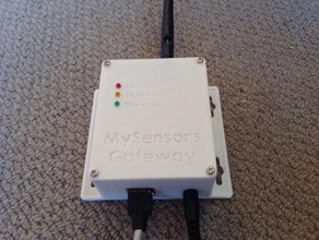 mysensors ethernet gateway box iboard v20 electronics arduino iot sensor 3d print model - Mito3D