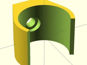 paramétrique en captivité pince titulaire du trou de la vis le bricolage 3d print model - Mito3D