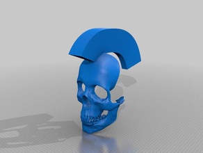 máscara de caveira A impressão 3d 3d print model - Mito3D