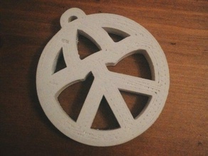 umbrella revolution medallion accessories china hong kong occupy thingiverse protest support 3d print model - Mito3D