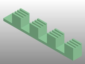 building jig 4x4x4 rgb led cube parts strip 3d print model - Mito3D