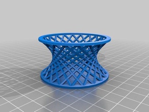 customized twisted basket containers 3d print model - Mito3D