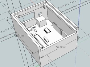 arduino caso otros 3d la electrónica reprap sketchup tecla 3d print model - Mito3D