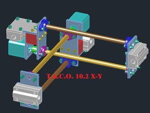 taco 102 3d printers linear screw x-y 3d print model - Mito3D
