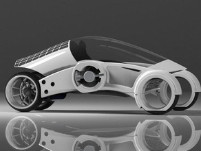 trike 2040 mechanical toys automotive grabcad 3d print model - Mito3D