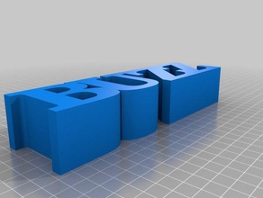 buzz signos y logotipos personalizado 3d print model - Mito3D